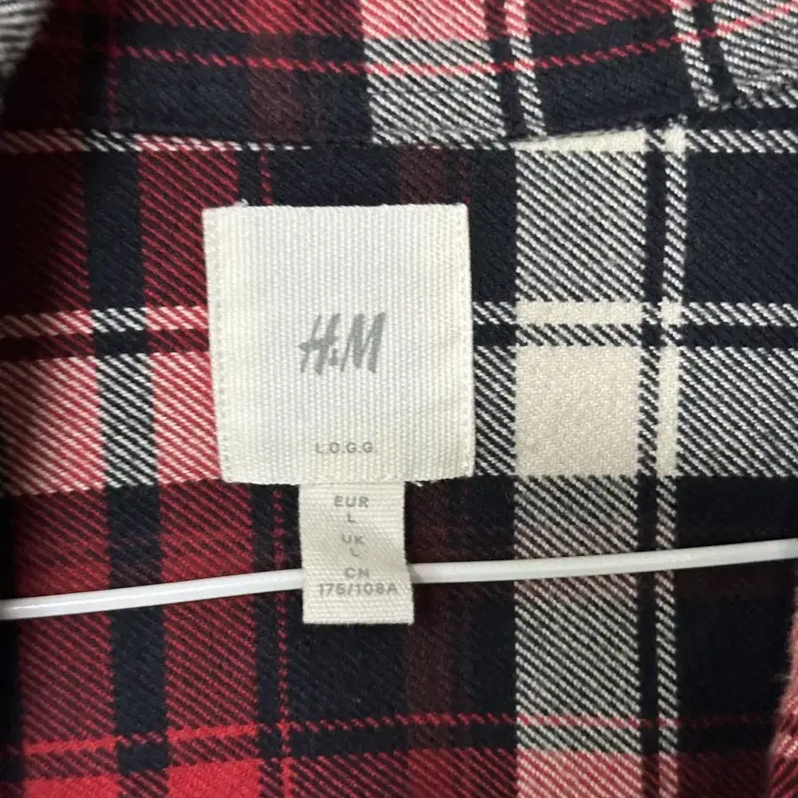 H&M 체크셔츠