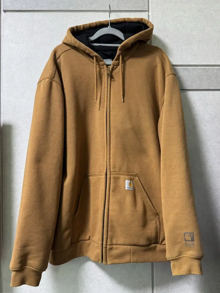 칼하트 Carhartt 레인 디펜더 후드 카멜 L사이즈