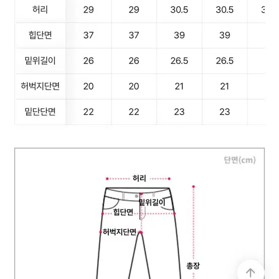 모던로브 로젝 브러쉬 부츠컷 데님 s 숏