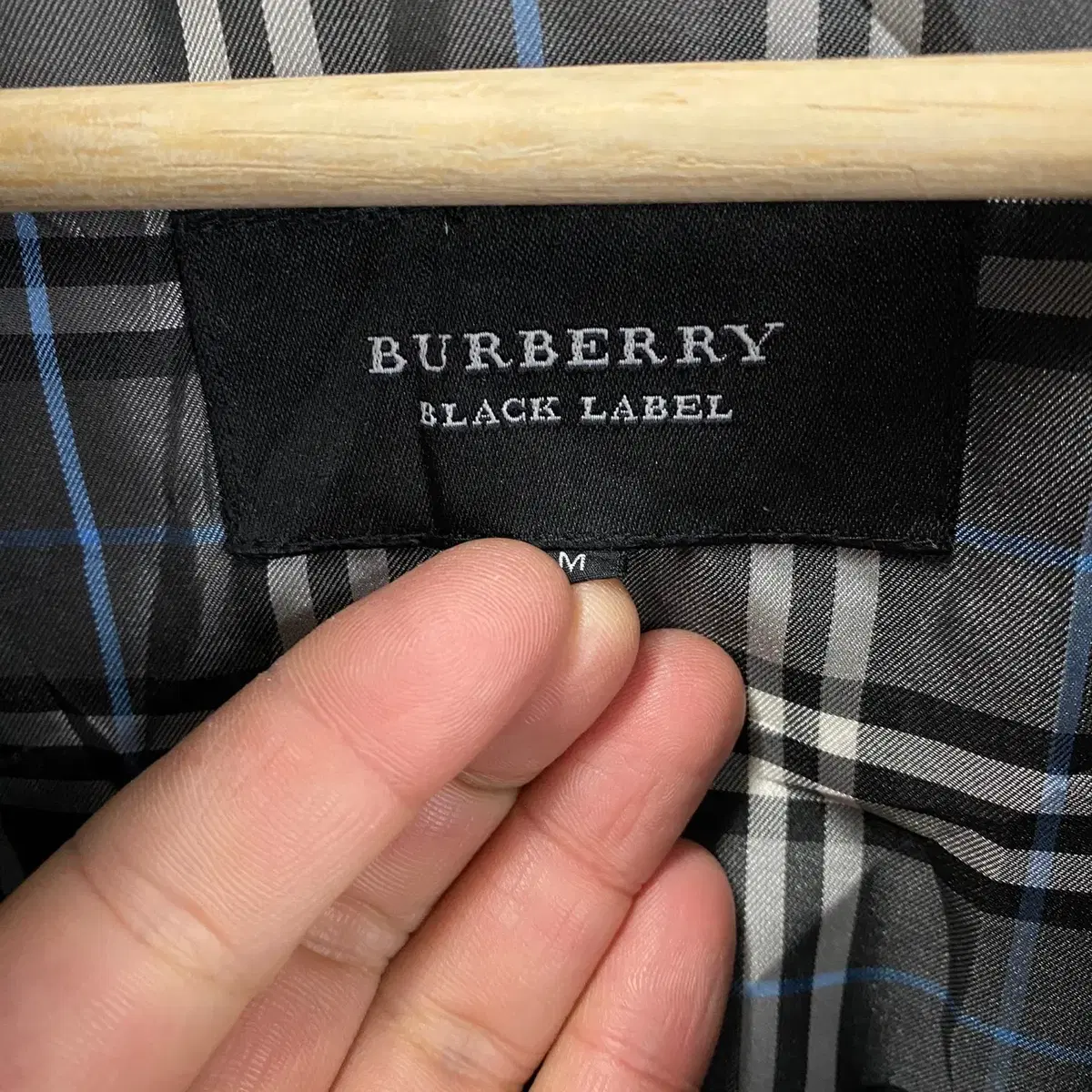 빈티지 BURBERRY BLACK LABEL 구스다운 패딩 자켓