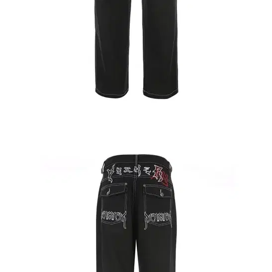 플리즈노팔로우 888 Devil Stitch Pants