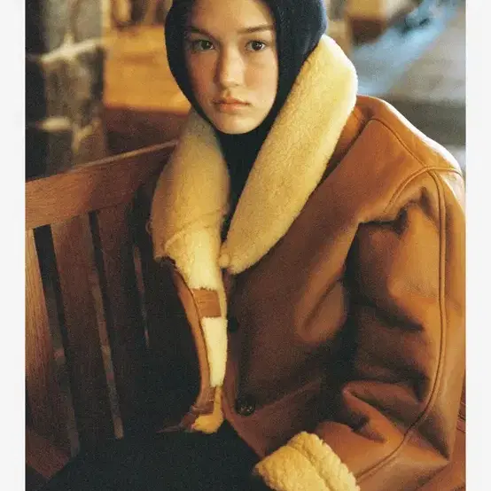 얼바닉 retro shearling jacket 시어링 자켓