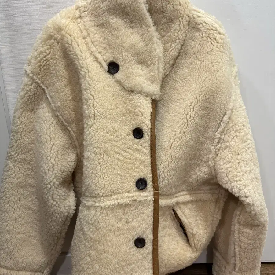 얼바닉 retro shearling jacket 시어링 자켓