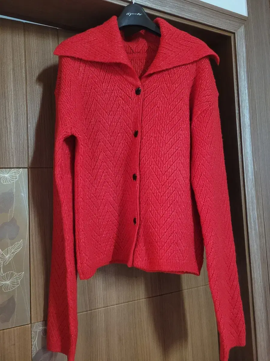 66Girls Red Sailor Big Kara Cardigan