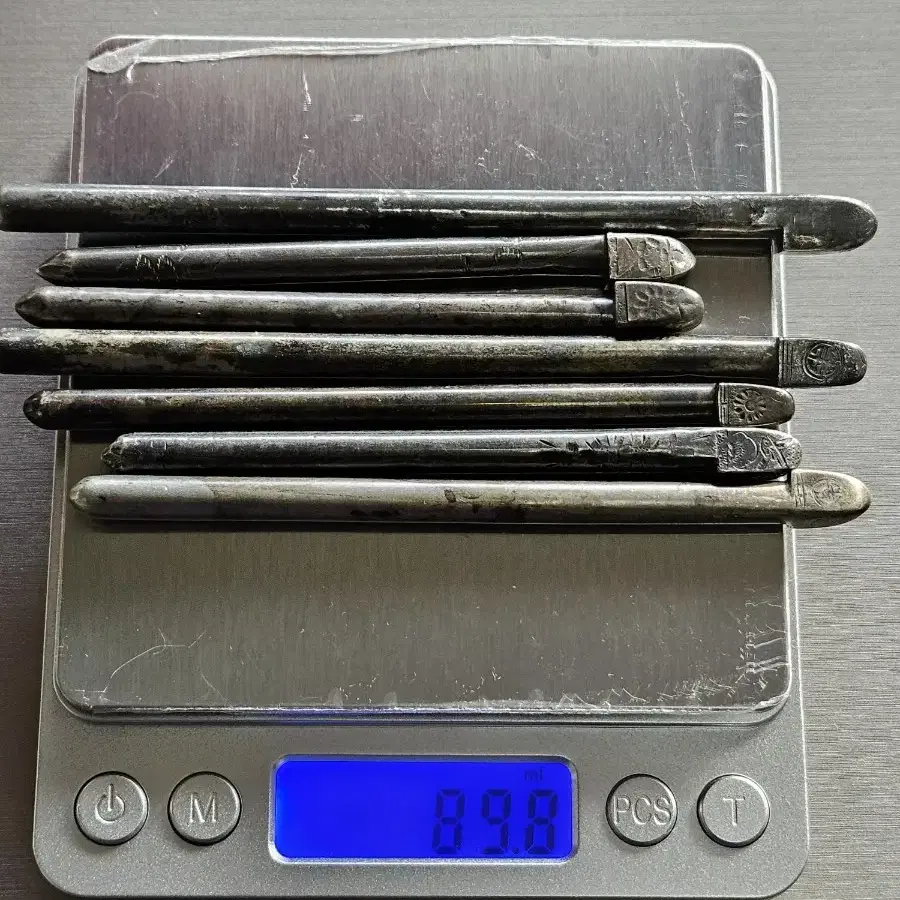 은 비녀 (총89.8g)