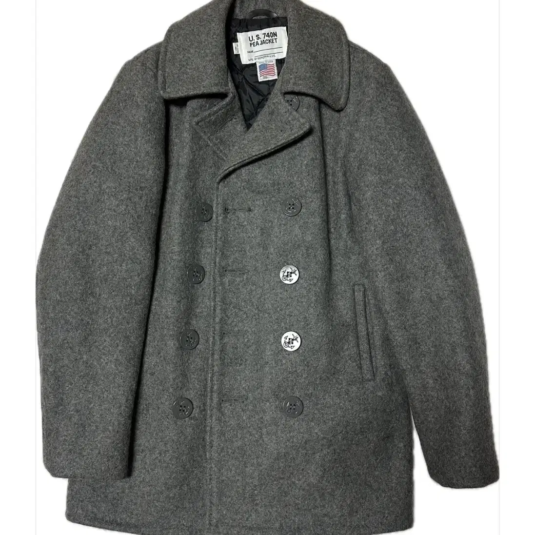 SCHOTT U.S. 740N PEA JACKET USA피코트