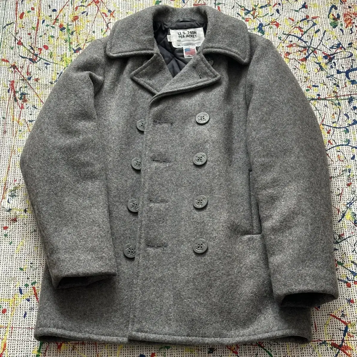 SCHOTT U.S. 740N PEA JACKET USA피코트