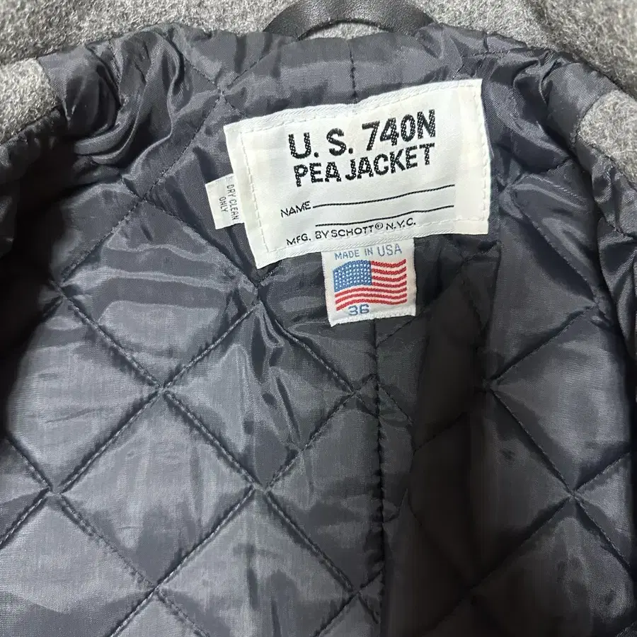 SCHOTT U.S. 740N PEA JACKET USA피코트