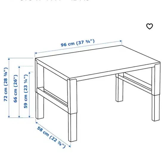 이케아 폴책상 다리