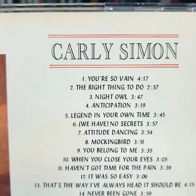 Carly Simon CD