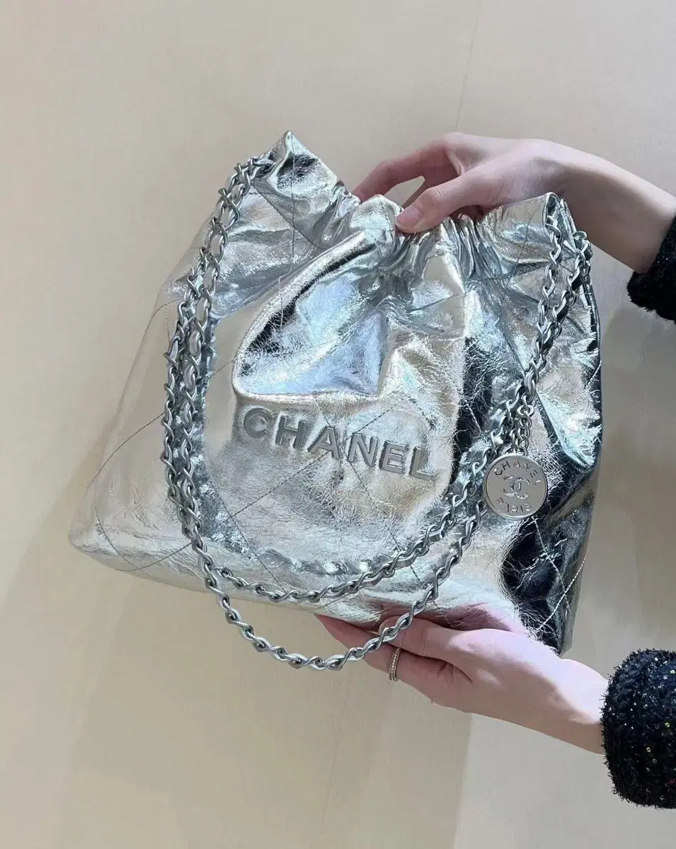 CHRISTIAN CHANEL 채널스트링 숄더 토트37*35*7cm