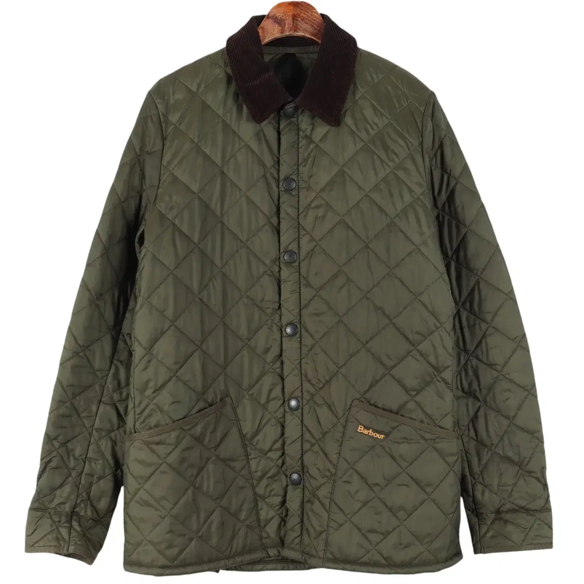 바버 BARBOUR 카키 퀼팅 자켓 S