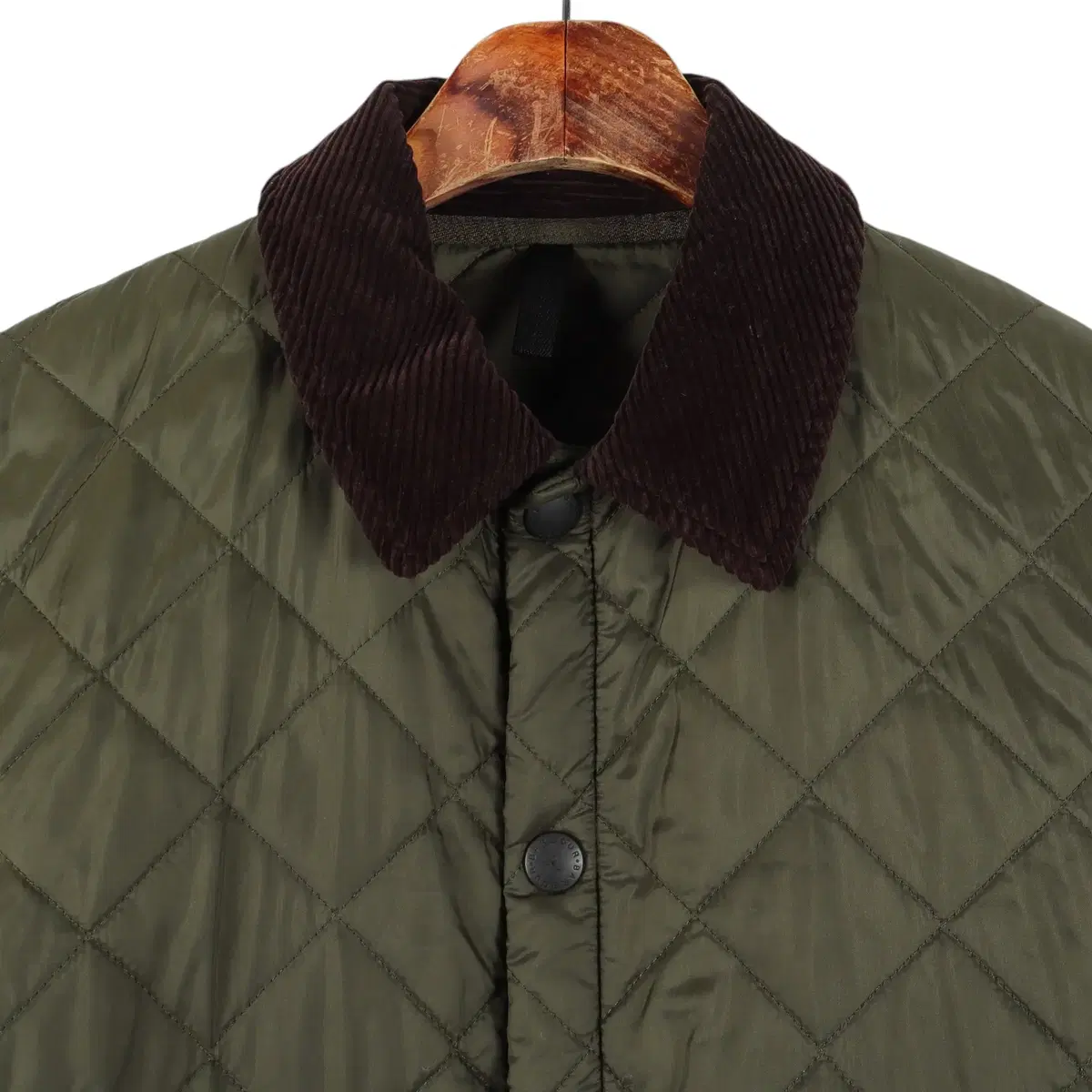 바버 BARBOUR 카키 퀼팅 자켓 S