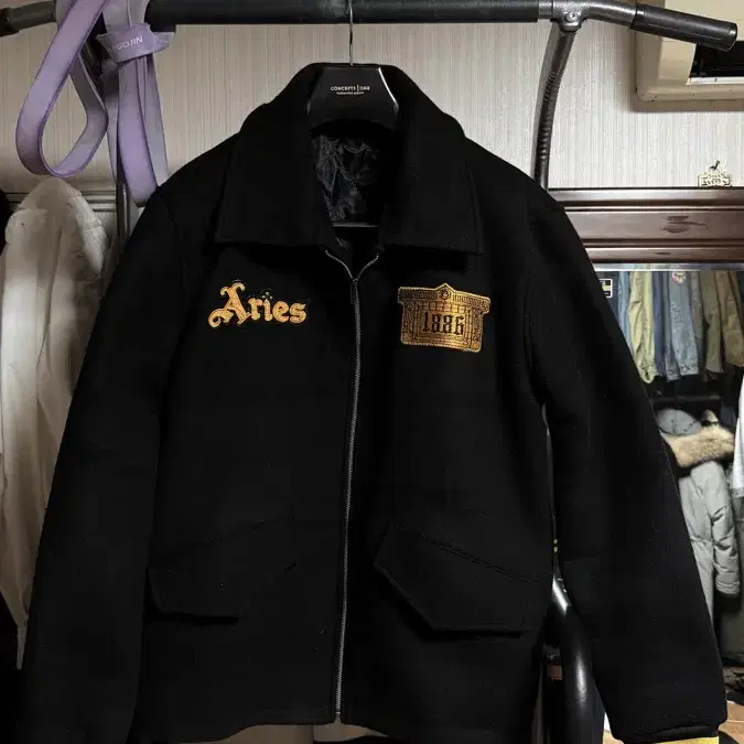 아스날 x Aries Wool Bomber Jacket