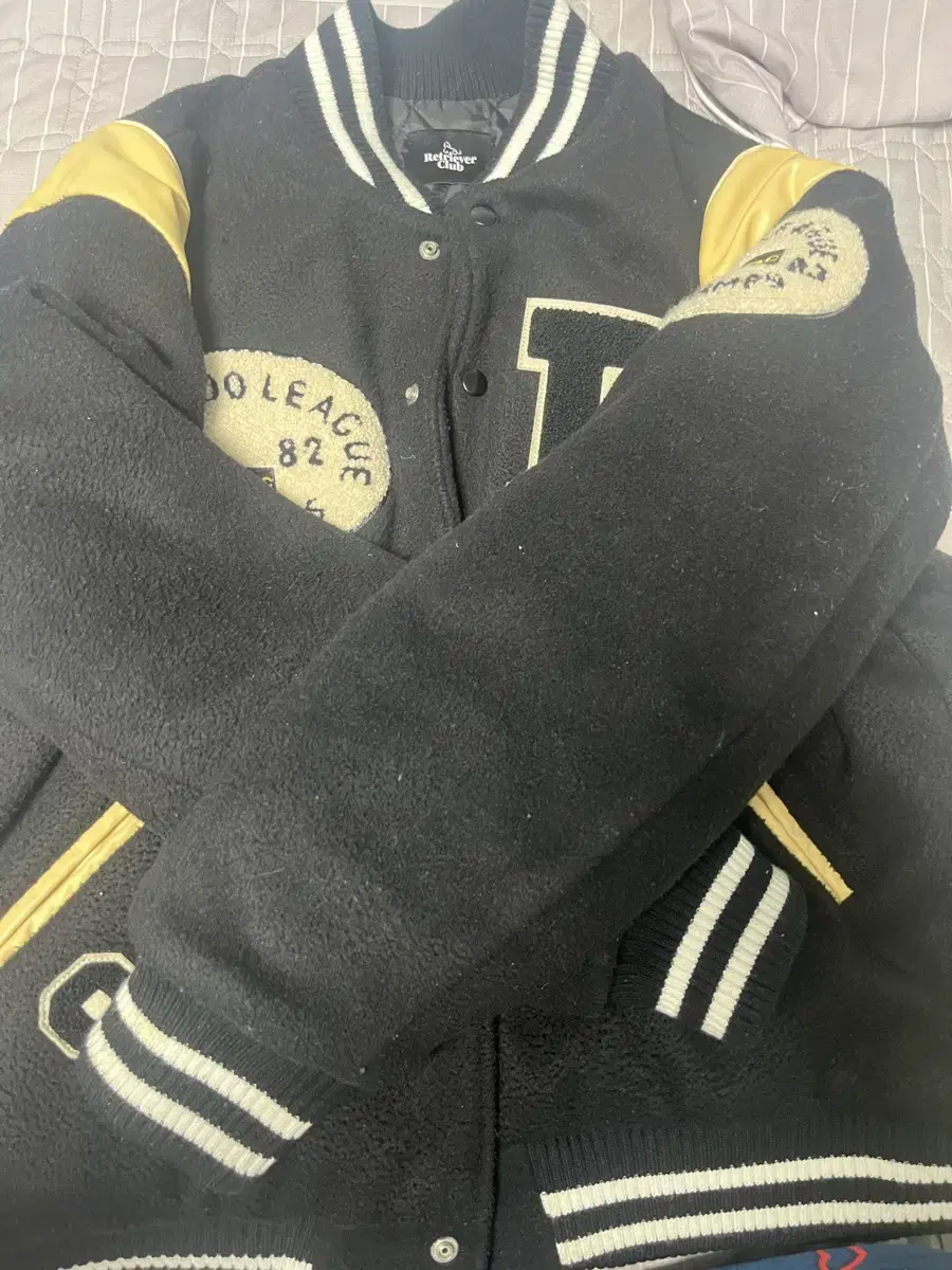 Retriever Club Varsity Jacket Black M Sell cheap!