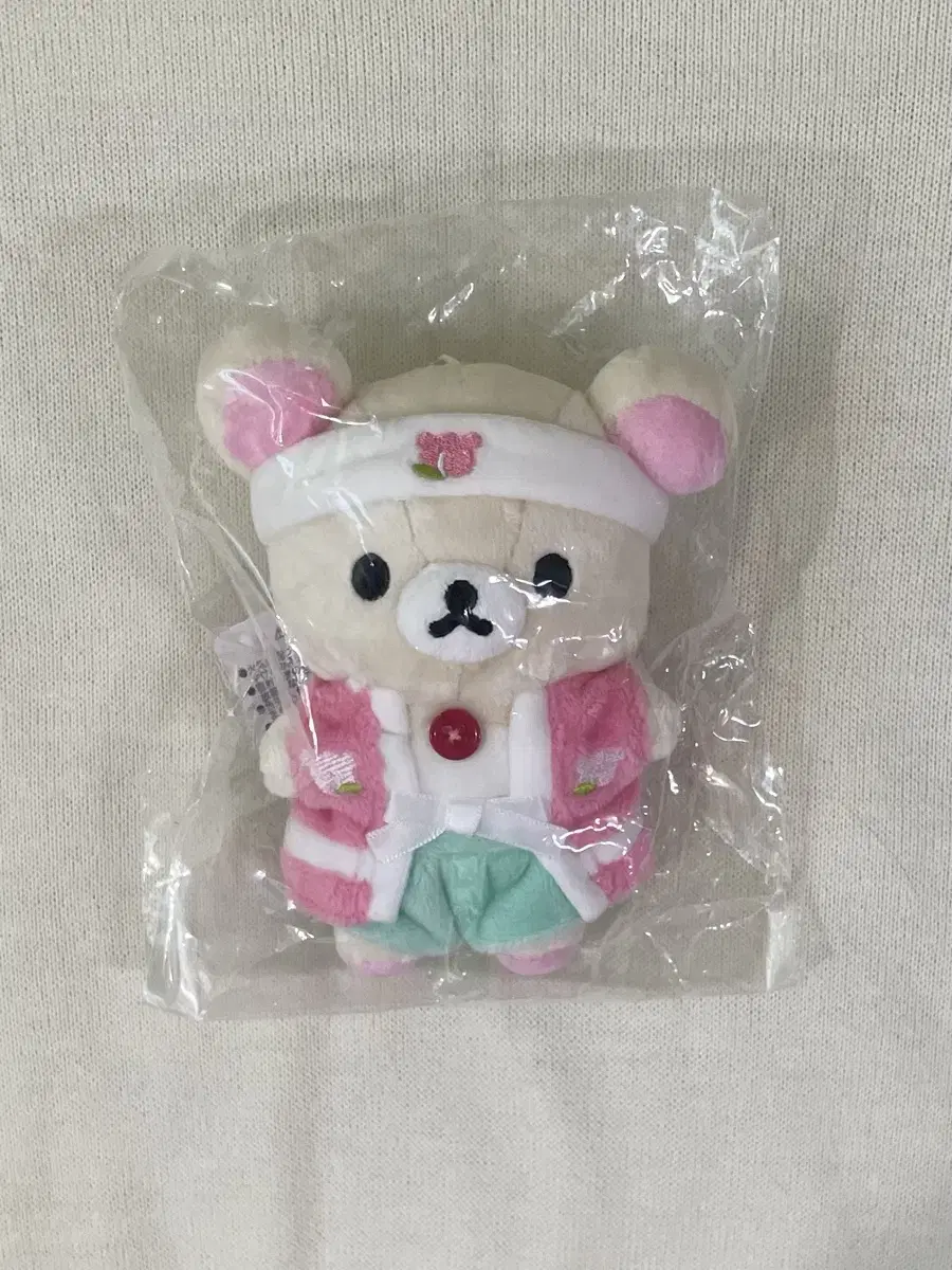 Sanx Korirakkuma Peach Ninja Mascot doll keyring WTS