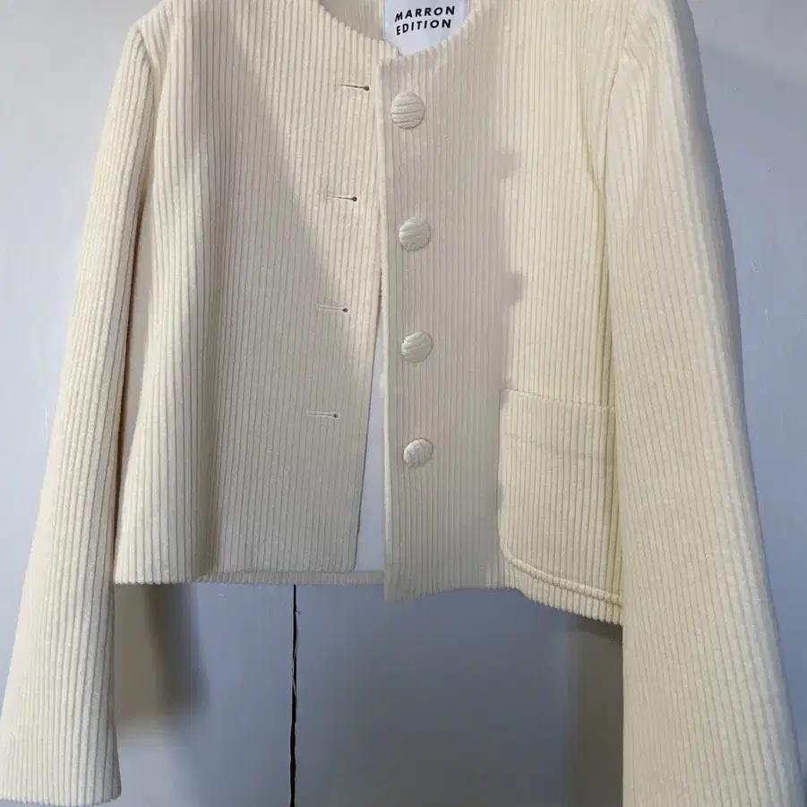 마론에디션 yellow corduroy blazer