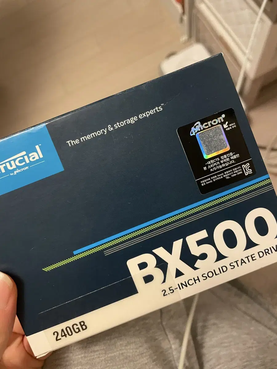 크루셜 BX500 ssd 240GB 팝니다