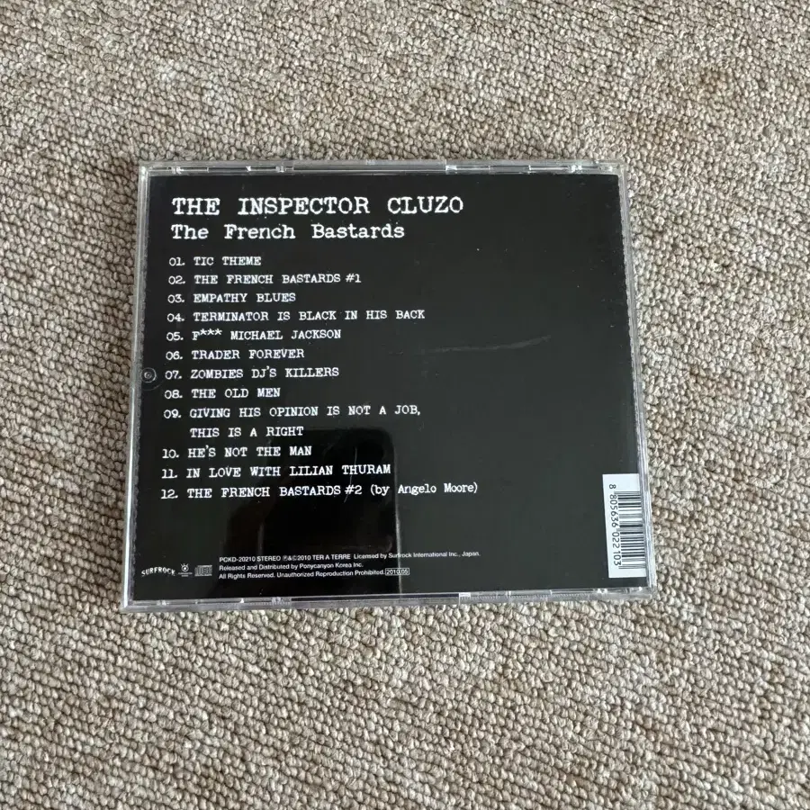 Inspector Cluzo, The French Bastards CD