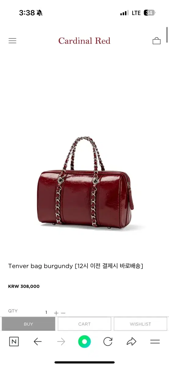 Cardinal Red Tenber Burgundy