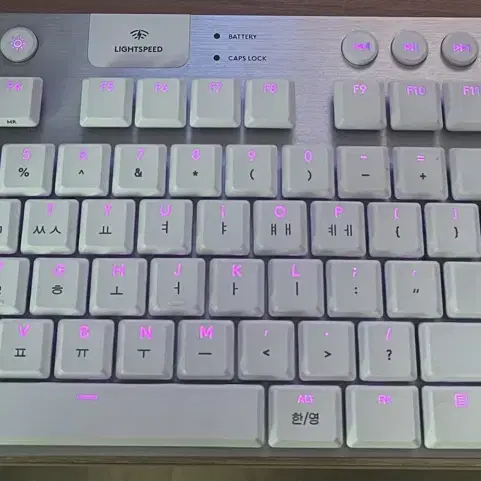 g913 tkl 갈축 키보드 팝니다(이슈있음)