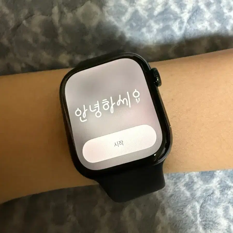 애플워치10  42mm GPS 제트블랙 급처