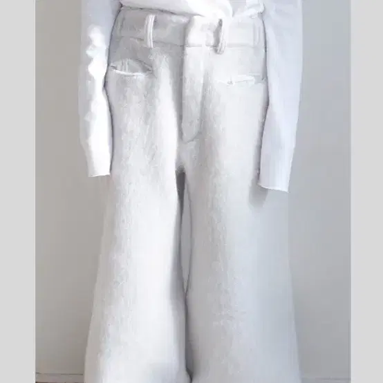 샵페어리팬츠hairy wool maxi pants