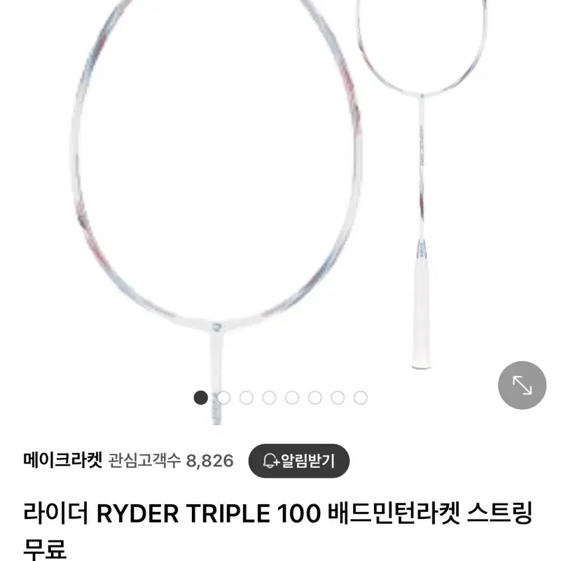 라이더 트리플 100 라켓