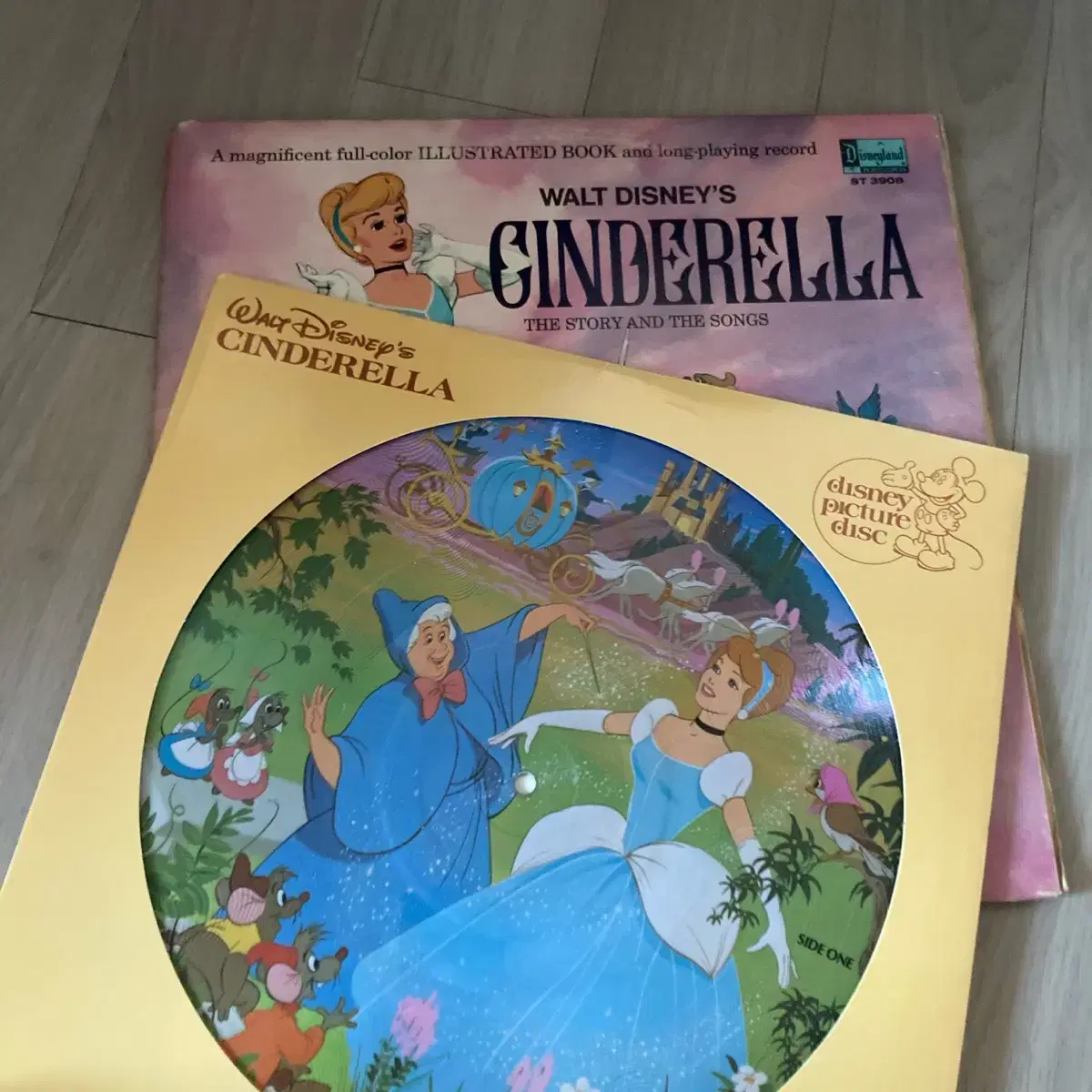 Set of 2 Vintage Cinderella Vinyl LPs