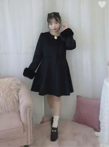 evelyn 에블린 비쥬 코트 2022 블랙