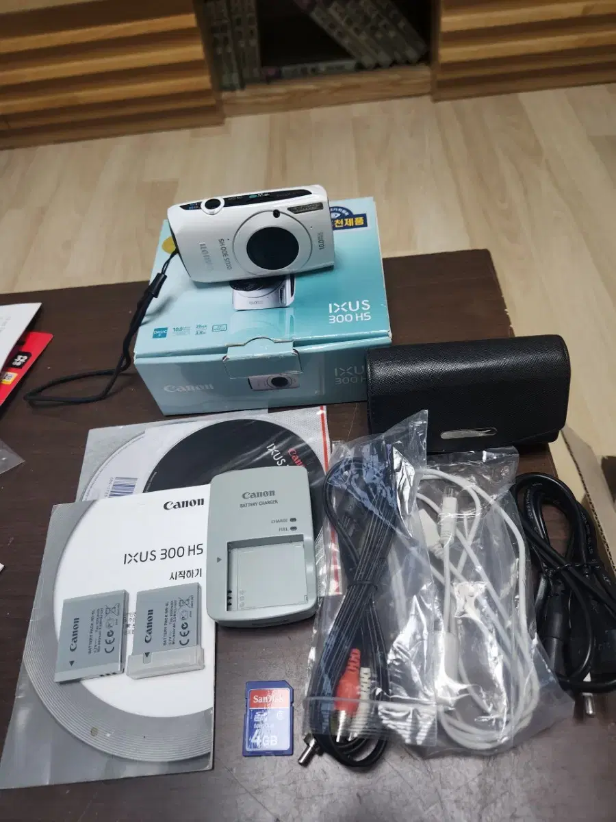 캐논 IXUS 300HS 박스풀셋:정품배터리2개