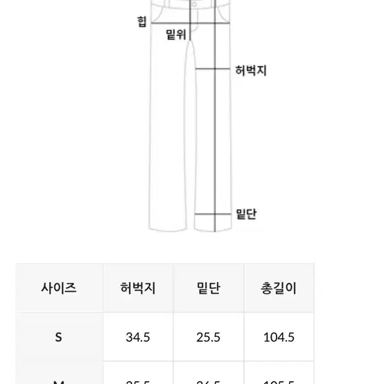 데일리쥬 청바지(네고완전가능)