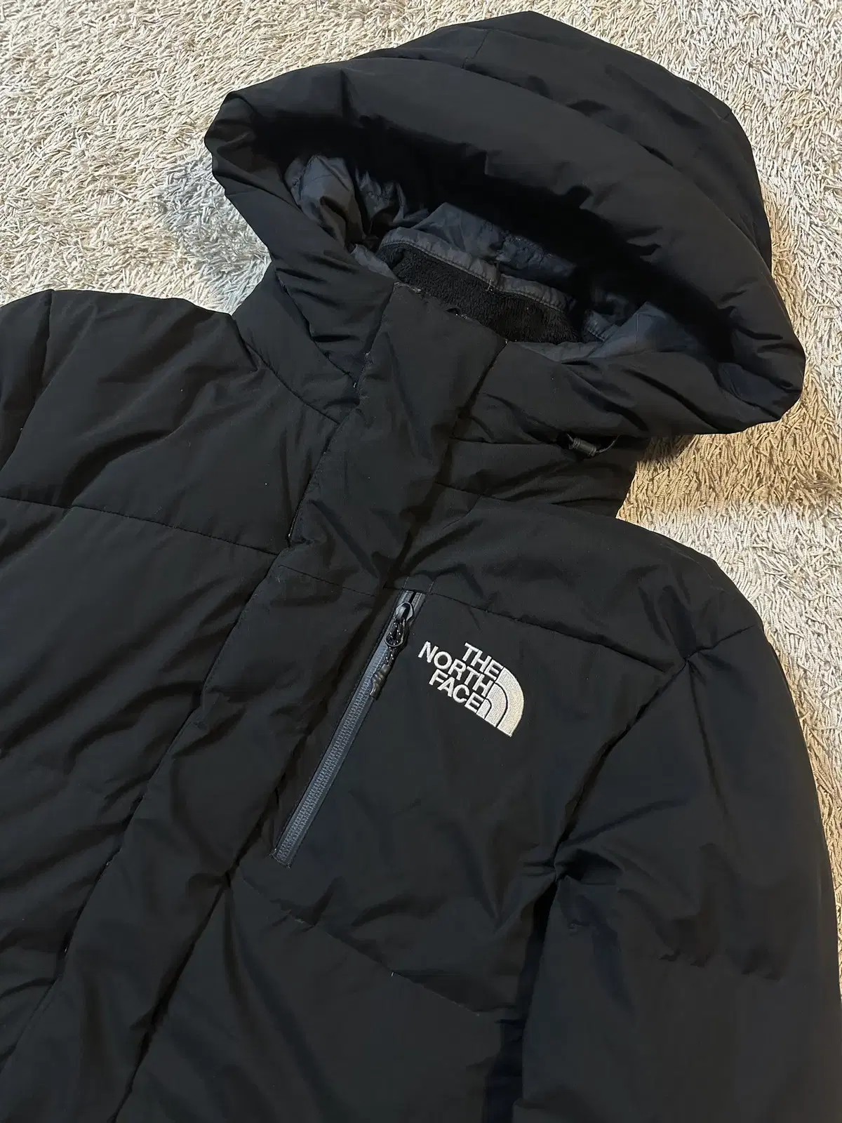 [M] The North Face Mountain Exploring Two-Way Duck Down Long Puffer Black