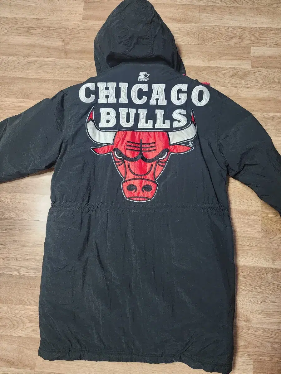 Starter Chicago Bulls Long Jumper L Size 105-110 Black