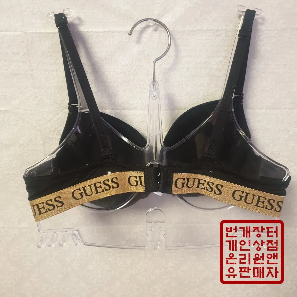 게스GUESS 와이어 브라(단품)/75B/블랙/가격내림