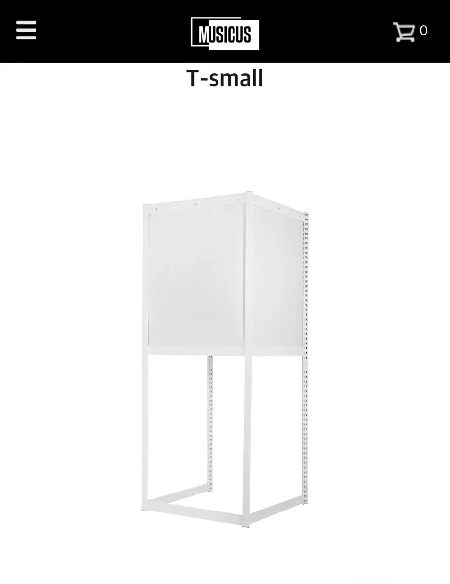 MUSICUS T-small 방음 부스 <2월까지 판매>