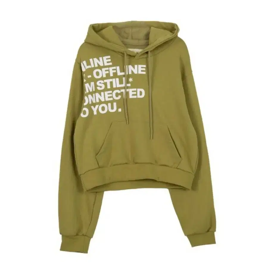 릿킴 ONLINE CROPPED HOODIE 크롭 후드티