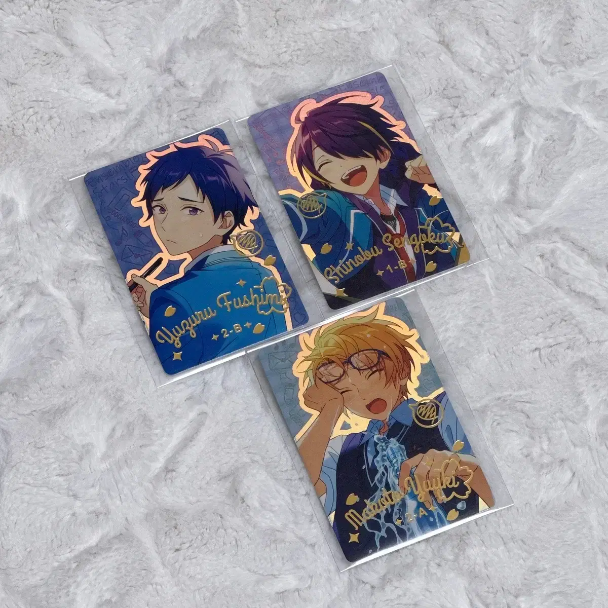 Angela's School Uniform Photocard Makoto Yuzuru Shinobu (sealed)