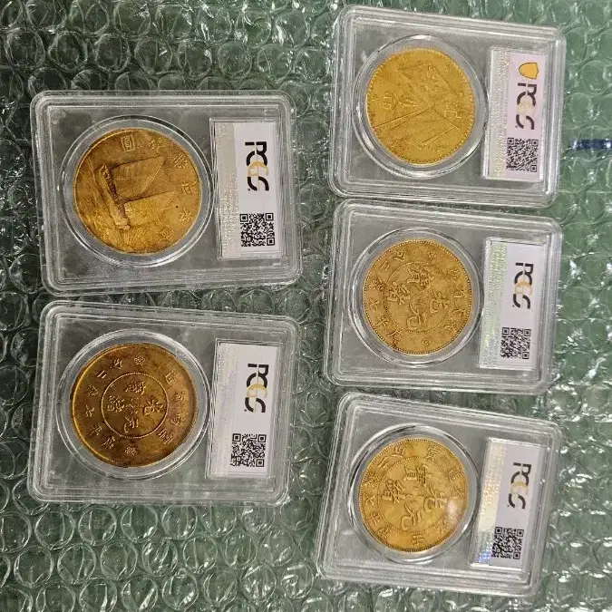 금색주화 pcgs 케이스주화 5종 일괄