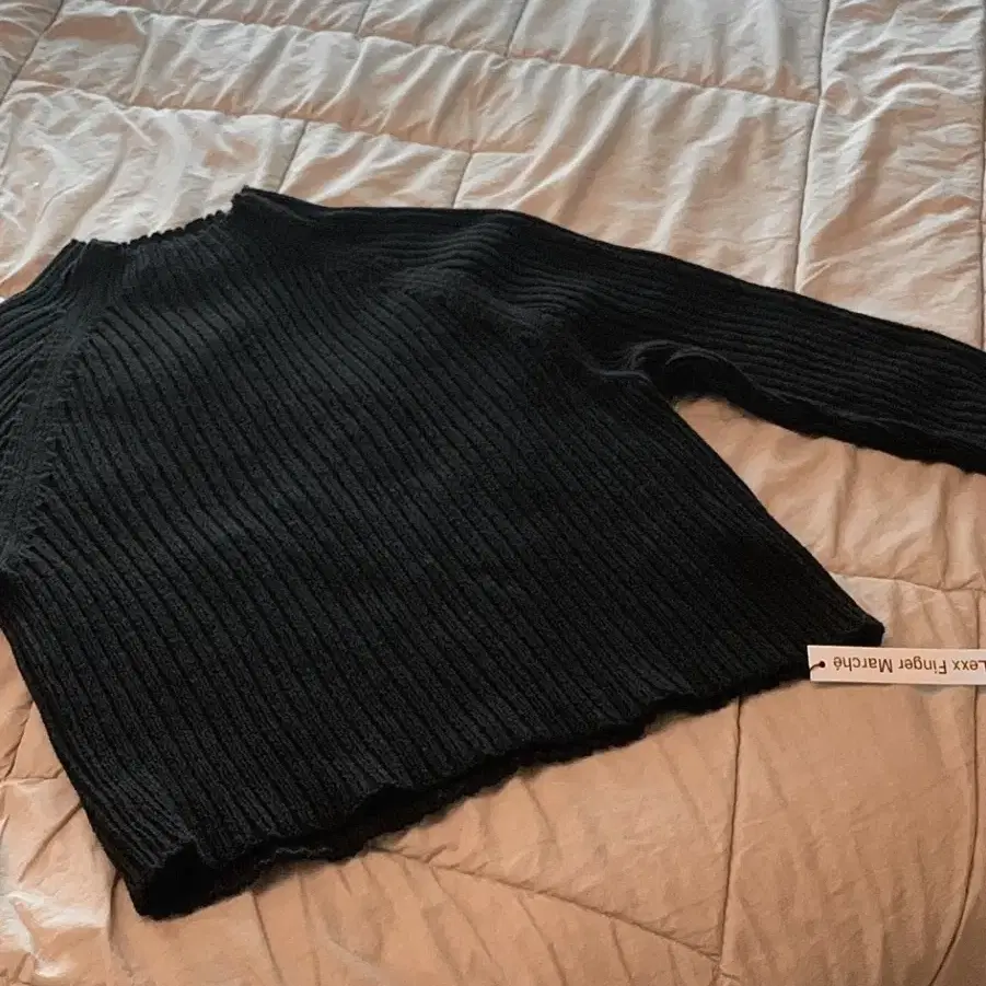 LFM 니트(Mock Neck Rib Knit)