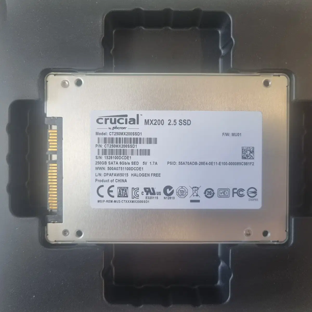 WD BLUE 3D NAND SATA+마이크론 Crucial  mx200