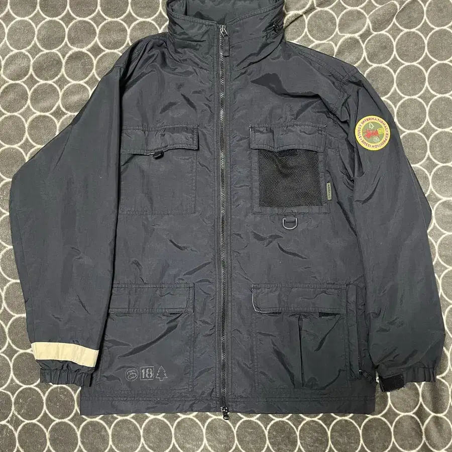 90s stussy expedition fishing jacket