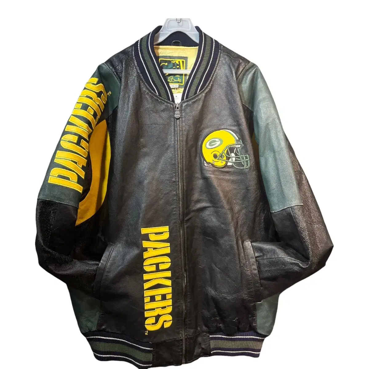 [2XL] NFL VINTAGE 래더 바시티자켓