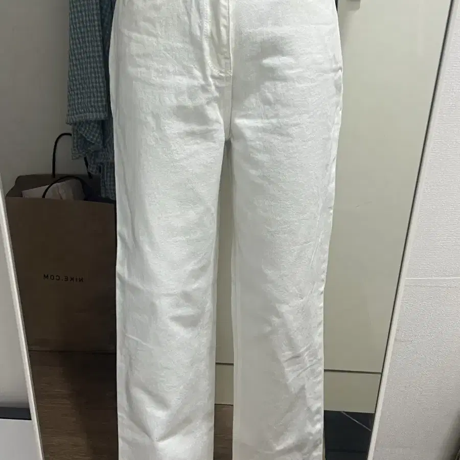 브론 23ss B denim pants- Ivory