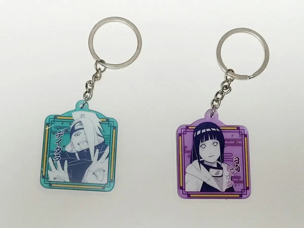 Naruto hinata Deidara original artwork acrylic keyring