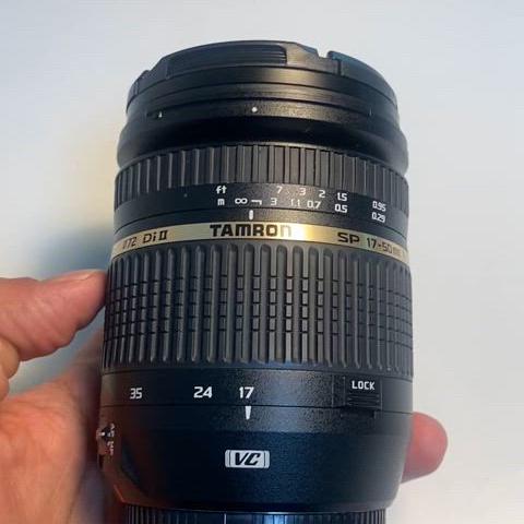 탐론 17-50mm 2.8 Di II VC 렌즈 (캐논) 손떨림방지 모델