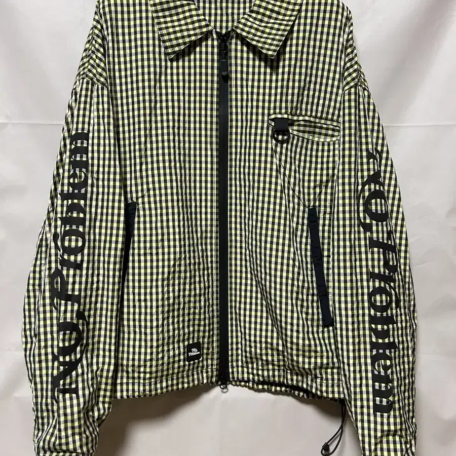 브릭 CHECKER ZIP ACTION BLOUSON (YL/BK)