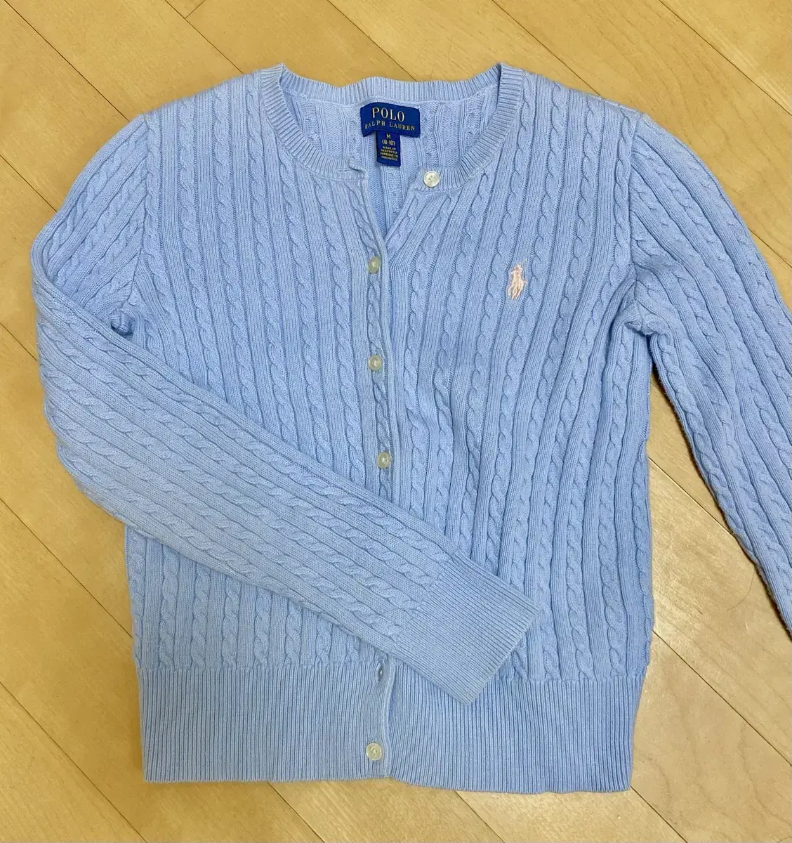 Polo Girls' Cardigan Chambray bloo M 44