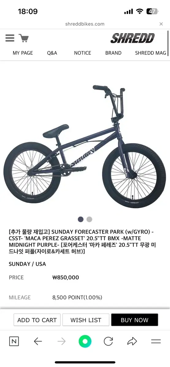 포어케스터 bmx 판매/대차