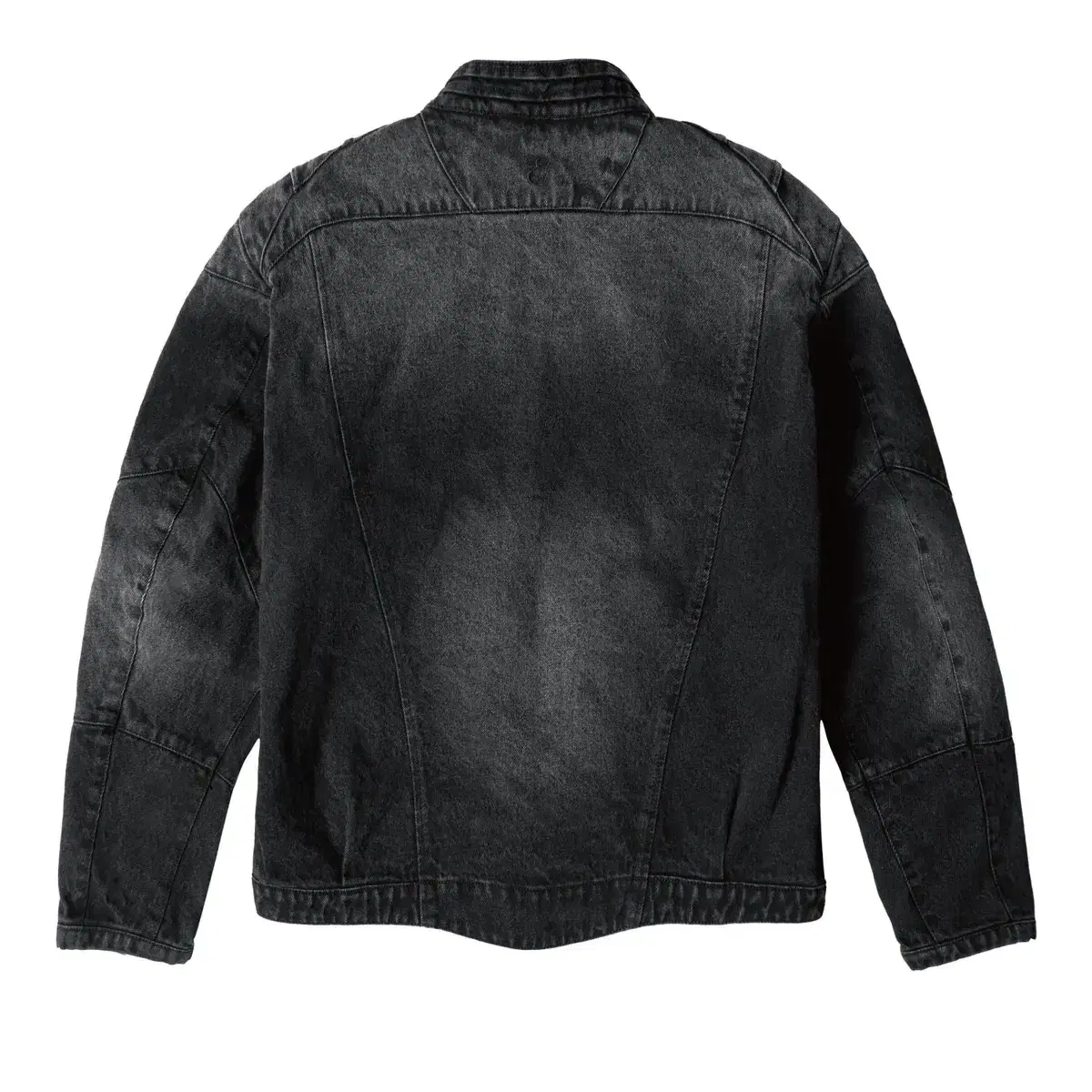 ETCE DENIM RACER JACKET XS (BLACK)